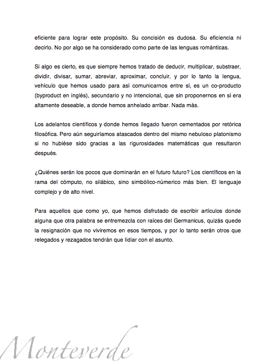 La anomalía del lenguaje